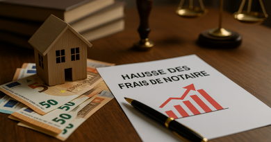 hausse frais notaire 2025