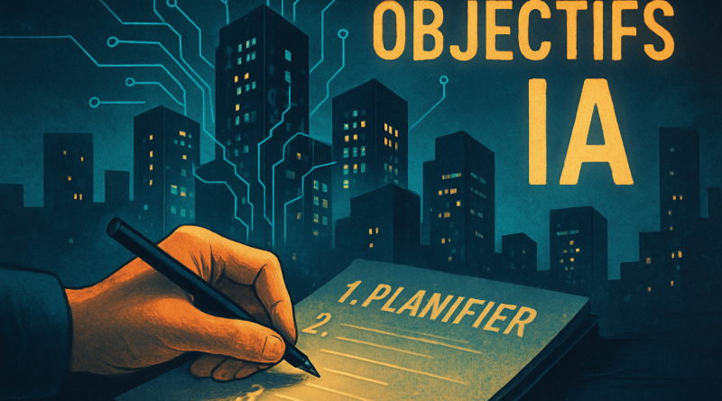 3 objectifs hebdomadaires IA pour éviter la dispersion. Planifiez, révisez et gagnez du temps grâce à l’IA. Guide pratique débutant.