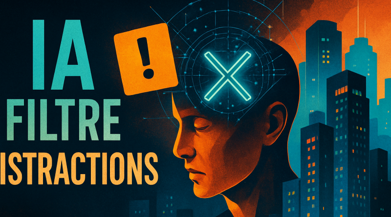 IA gestion de l'attention pour détecter le faux urgent et filtrer les distractions. Méthodes, checklists et gains de temps concrets.