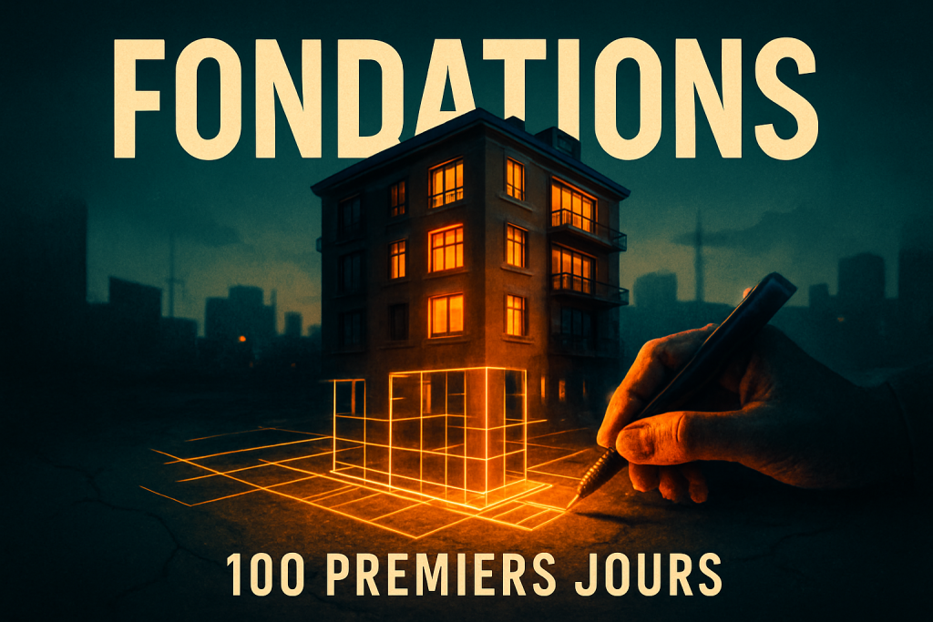 Stratégie 100 premiers jours: plan d’action simple pour valider, financer et lancer votre business.
