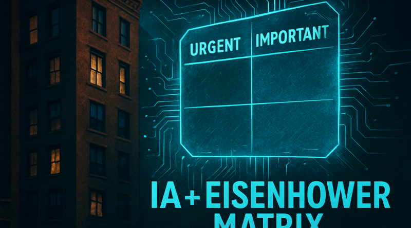 IA matrice Eisenhower immobilier pour classer urgence/importance, automatiser et déléguer vos tâches en 2026.