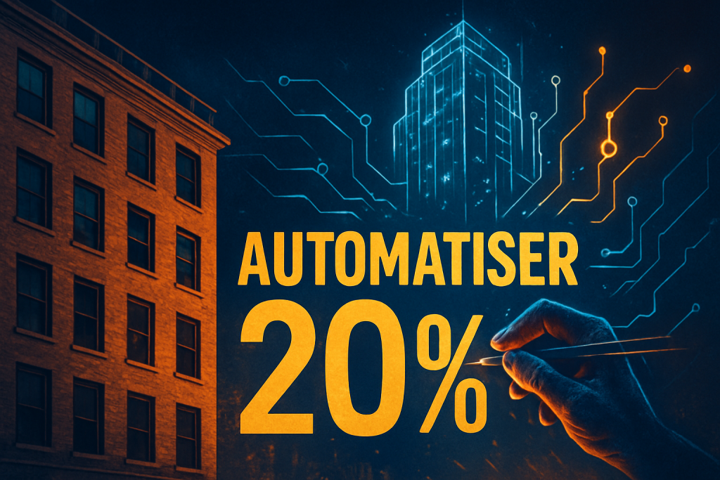 Automatiser tâches récurrentes avec Make/n8n + IA. Gagnez 20% de temps, prototypes rapides, exemples et checklist pour débutants.