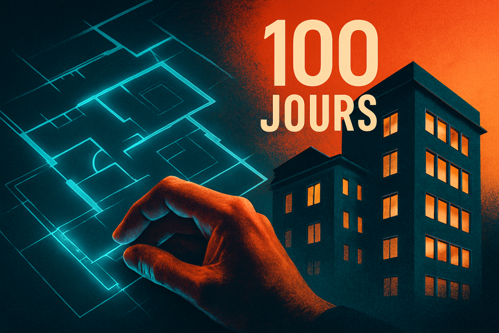 Adoptez un plan 100 premiers jours simple et actionnable pour structurer, vendre et pérenniser votre entreprise dès maintenant.