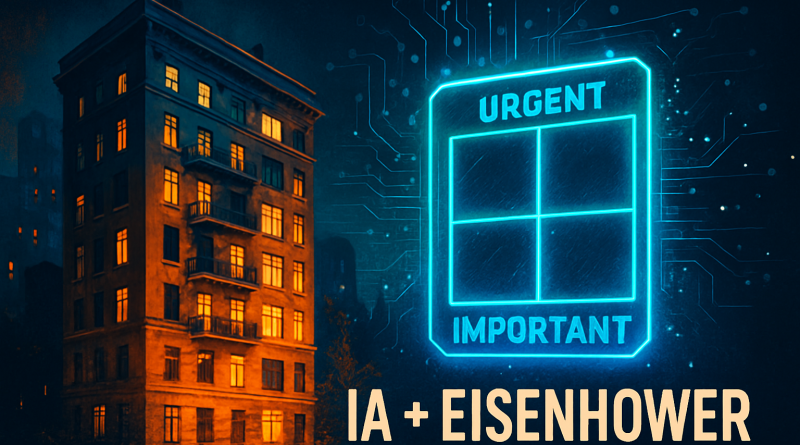 IA matrice Eisenhower immobilier : classez urgent/important, automatisez et déléguez. Exemples concrets et outils 2026.