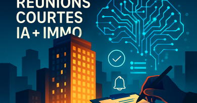 Réunions plus courtes avec le compte rendu automatique IA : résumés, décisions, rappels. Guide clair pour débutants en immobilier.
