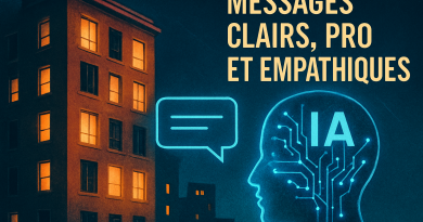 Modèles IA messages locataires : personnalisez selon l’historique. Ton clair, pro, empathique. Gagnez du temps en gestion locative.