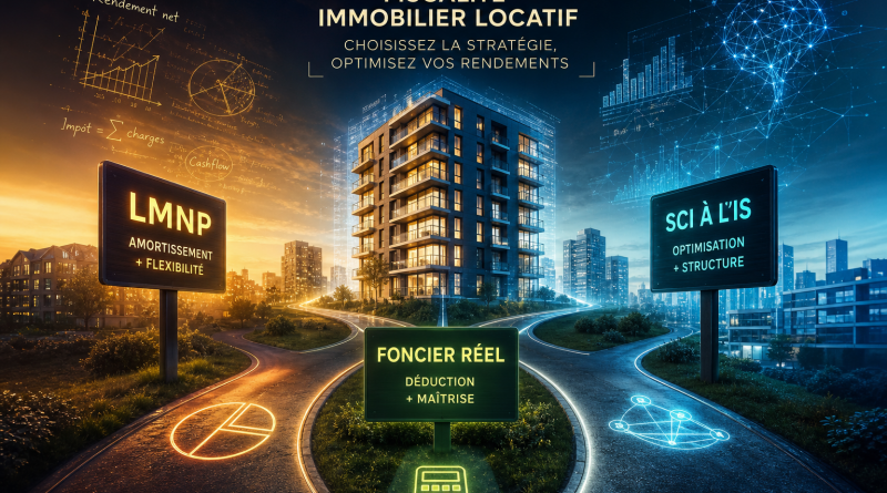 Fiscalité immobilier locatif : comparez LMNP, foncier réel et SCI à l’IS pour payer moins d’impôt.