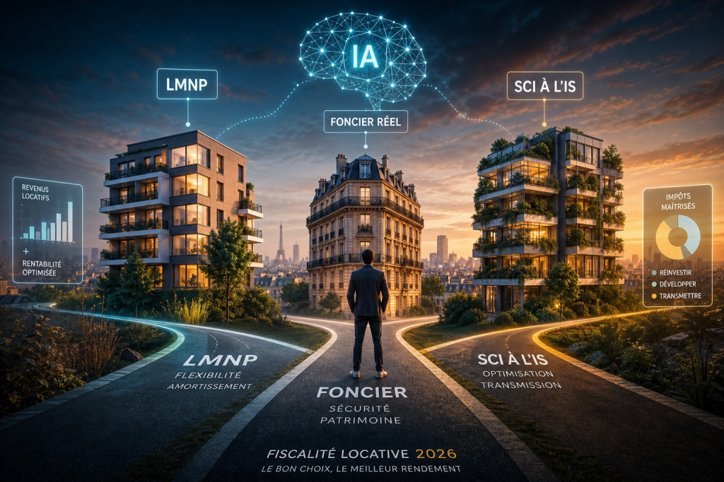 Fiscalité locative 2026 : comparez LMNP, SCI et foncier pour optimiser vos revenus et réduire vos impôts.