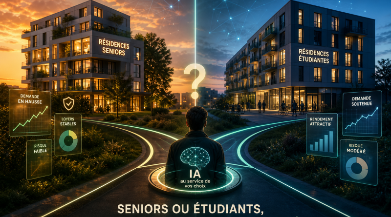 Investir résidence gérée : comparez demande, rendement et risques grâce à l’IA avant de choisir.