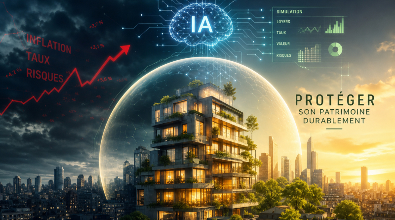 Protéger patrimoine immobilier : découvrez comment l’IA simule loyers, taux et risques pour mieux piloter vos investissements.