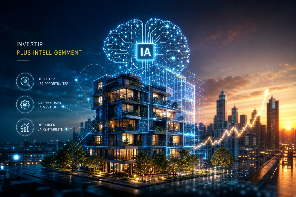 IA immobilier locatif : découvrez comment automatiser la gestion, repérer les opportunités et améliorer la rentabilité.