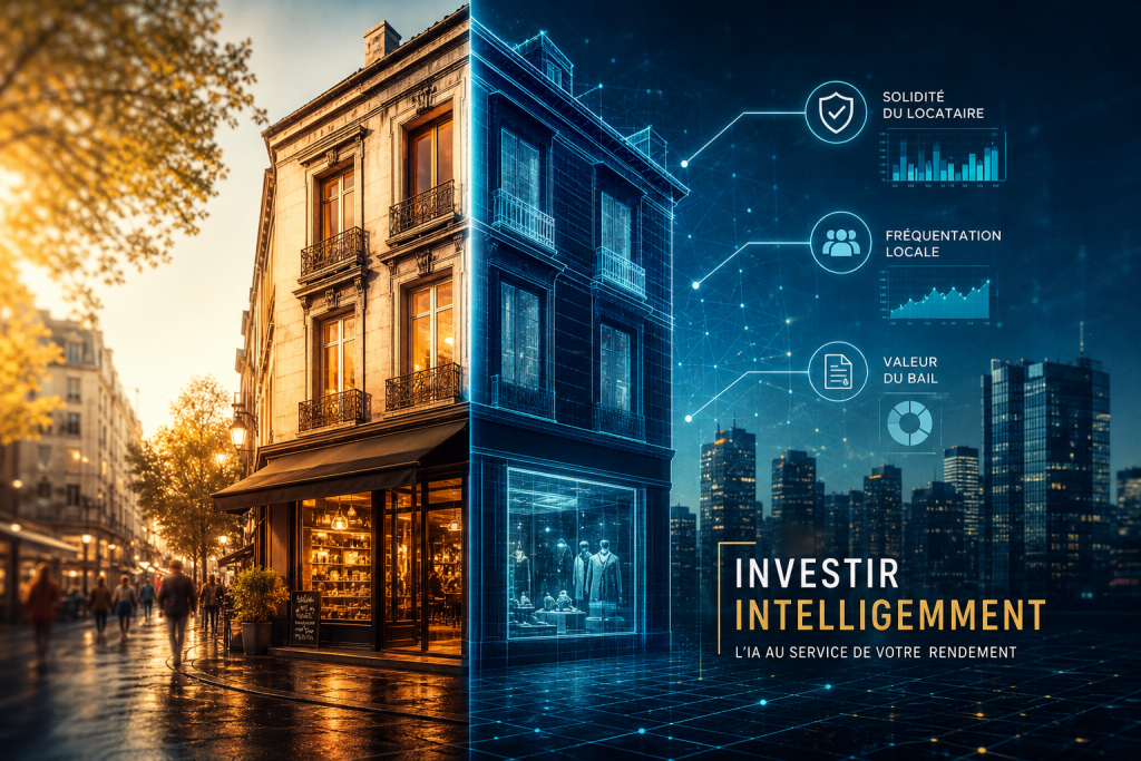 Investir murs commerciaux : découvrez rendement, risques et apports de l’IA pour choisir un local rentable.