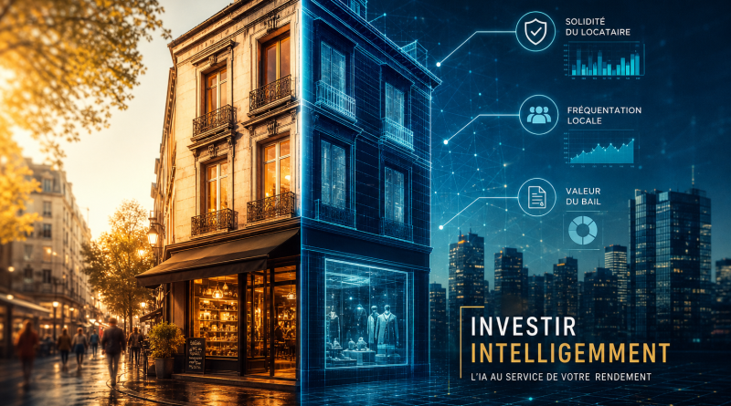 Investir murs commerciaux : découvrez rendement, risques et apports de l’IA pour choisir un local rentable.