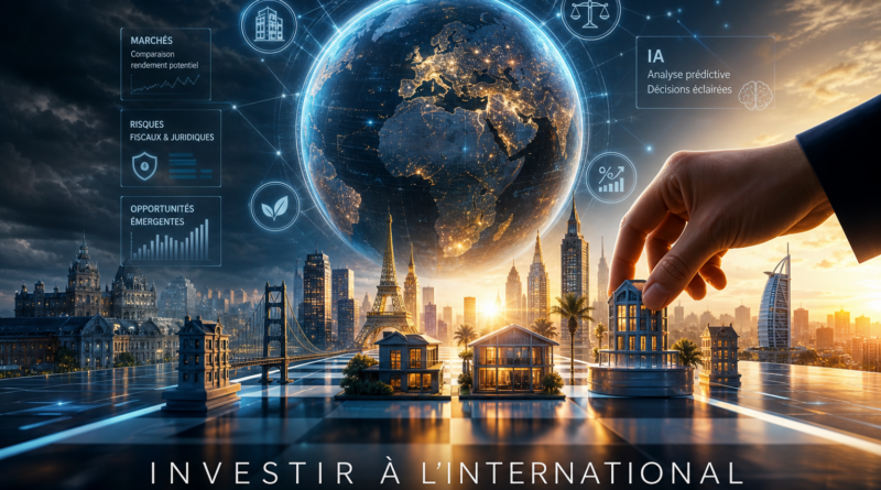 Investissement immobilier international : comparez les marchés, anticipez les risques et utilisez l’IA pour mieux investir.